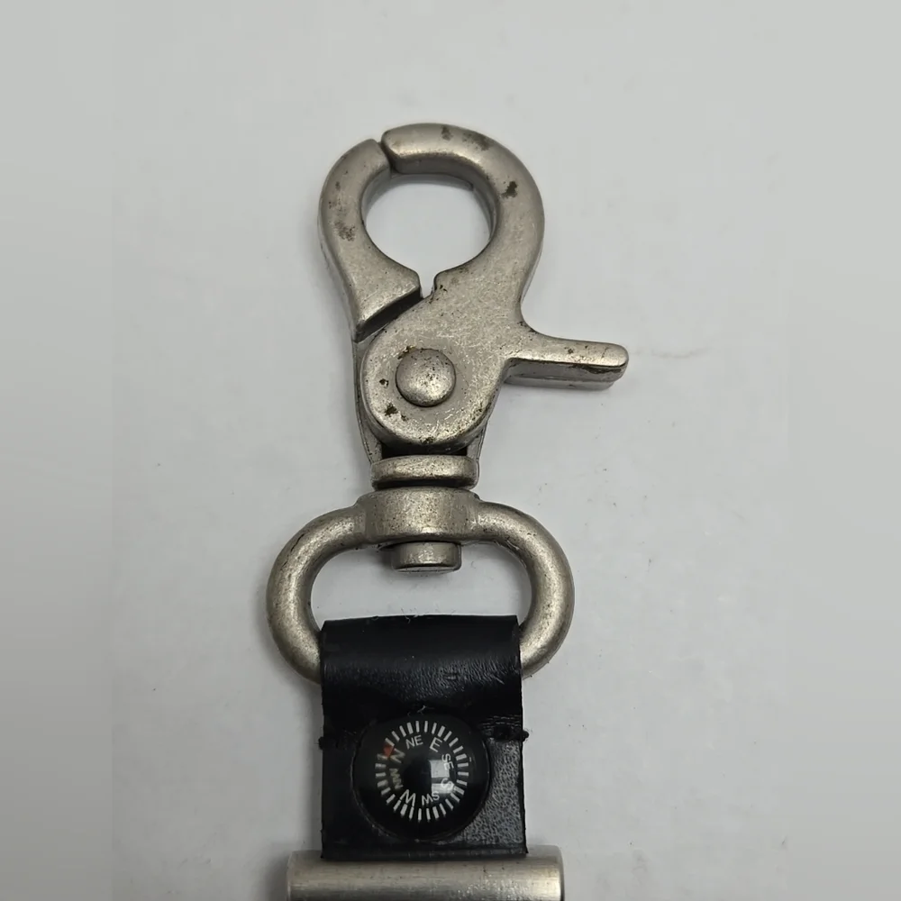 Vintage B.U.M. Equipment Bum Clip Watch Bottle Opener Compass New Battery